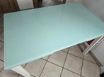 Table en verre, extensible, Comme neuf, 100 à 150 cm, Rectangulaire, 50 à 100 cm