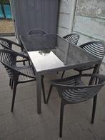 Tuinset, Tuin en Terras, Ophalen, Zo goed als nieuw, 6 zitplaatsen, Tuinset