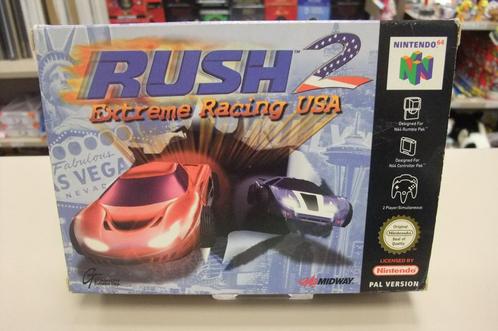 Rush 2: Extreme Racing usa (cib) eur n64, Games en Spelcomputers, Games | Nintendo 64, Gebruikt, Racen en Vliegen, 2 spelers, Vanaf 3 jaar