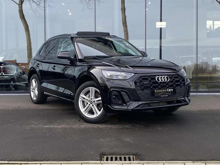 Audi Q5 Hybrid,S-line,Leder,Panodak,Trekhaak,Gps,LED's,, Auto's, Audi, Bedrijf, Te koop, Q5, ABS, Airbags, Airconditioning, Alarm