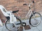Damesfiets met kinderzit 28 inch, Fietsen en Brommers, Ophalen, Batavus, Versnellingen