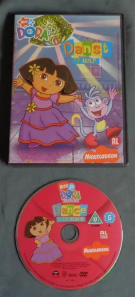 NICKELODEON DORA'S DANST TE HULP dvd Nederlands English Fran, Cd's en Dvd's, Dvd's | Tekenfilms en Animatie, Zo goed als nieuw