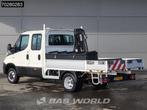 Iveco Daily 50C17 3,0L Automaat HIAB 017T-2 DC Open laadbak, Automaat, Euro 5, Stof, Gebruikt