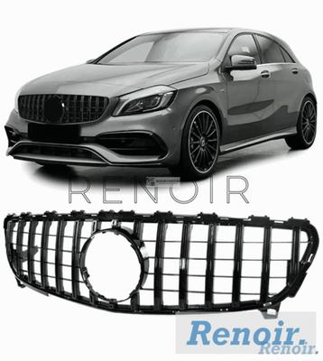 W176 GT Grill MB A Klasse Facelift Panamericana Glans Zwart beschikbaar voor biedingen