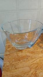 glazen saladeschaal, Ophalen of Verzenden, Kom(men), Overige stijlen, Glas