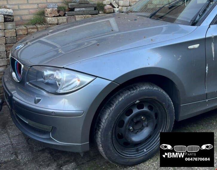 Spatbord links Bmw 1-Serie E81 E82 E87 E88 spacegrau, Auto-onderdelen, Carrosserie, Spatbord, BMW, Voor, Gebruikt, Ophalen of Verzenden