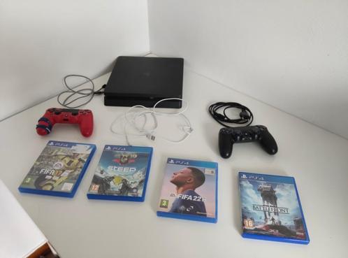 Exchange PS4 voor Xbox-serie s, Games en Spelcomputers, Spelcomputers | Sony PlayStation 4, Gebruikt, Original, 500 GB, Met 2 controllers