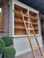 Massief houten boekenkast/bibliotheekkast GRATIS LEVERING, Huis en Inrichting, Kasten | Boekenkasten, 200 cm of meer, Ophalen of Verzenden