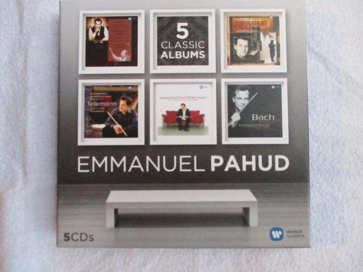 L'extraordinaire flûtiste Emmanuel Pahud, box 5 CD, CD & DVD, CD | Classique, Comme neuf, Orchestre ou Ballet, Classicisme, Coffret