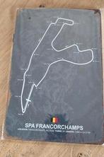 Metalen plaat van Circuit de Spa Francorchamps. Negen, Ophalen of Verzenden, Nieuw