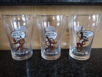 Vintage : 3 verres Esso (Tango le tigre - années '80). beschikbaar voor biedingen