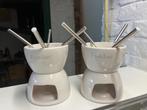 Set van 2 chocolade fondue, Ophalen, Zo goed als nieuw, Waxinelicht, Fondueset