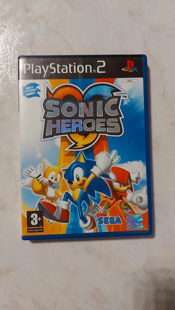 Ps2 playstation sonic heroes sega +3, Games en Spelcomputers, Games | Sony PlayStation 2, Zo goed als nieuw, Platform, 2 spelers
