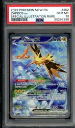 Zapdos ex [SIR] PSA 10 - 202/165 - Scarlet & Violet - 151, Hobby en Vrije tijd, Verzamelkaartspellen | Pokémon, Ophalen of Verzenden