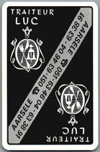 cartes à jouer - LK8258 - traiteur Luc, Aarsele, Comme neuf, Carte(s) à jouer, Enlèvement ou Envoi