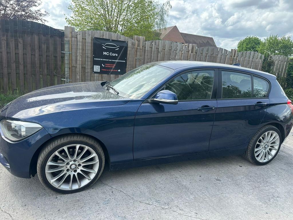 Bmw116d 2.0 diesel, Auto's, BMW, Euro 5, 1995 cc, Zwart, Blauw