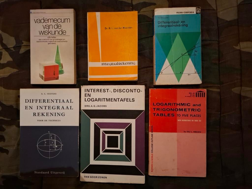 Differentiaal en integraalrekening wiskunde 6 boeken pakket, Boeken, Ophalen of Verzenden, Gelezen