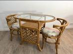 Vintage rotan bamboe bistroset uit de jaren 80, Ophalen