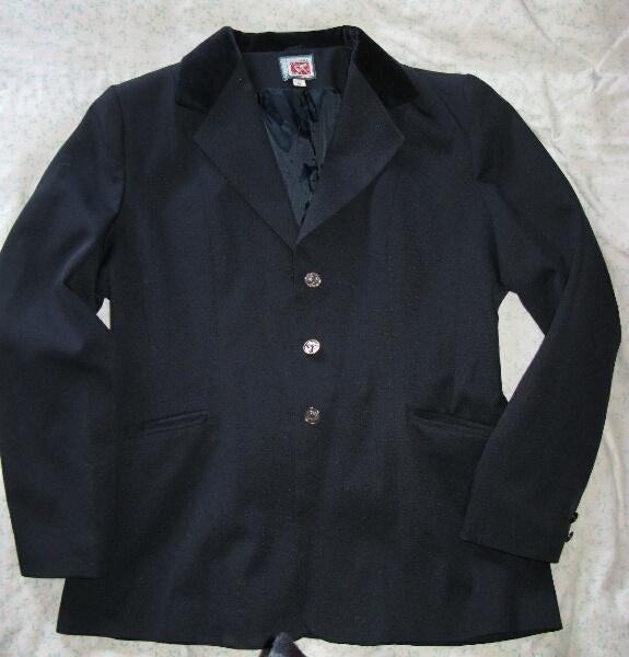 Veste concours dame bleue T42 neuve, Animaux & Accessoires, Vêtements d'équitation, Enlèvement, Neuf, Femmes