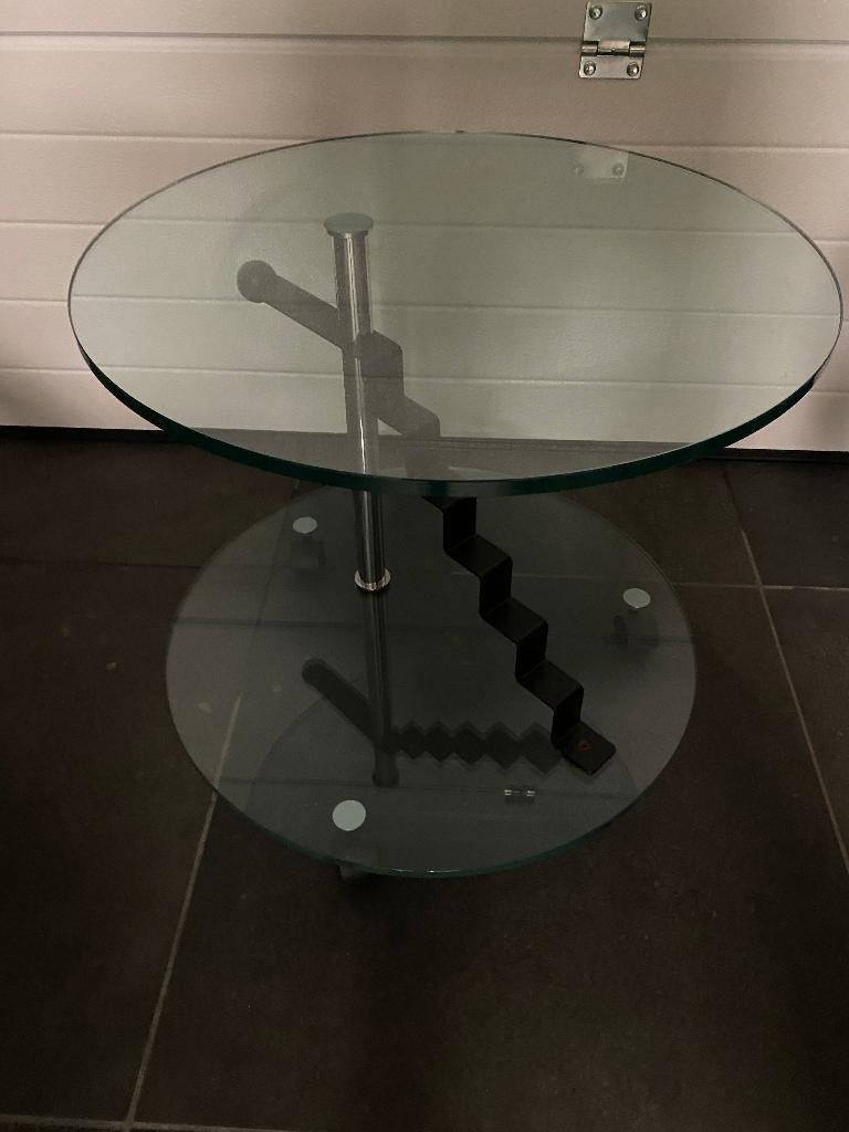 Bijzettafel, Minder dan 55 cm, Rond, Ophalen, 45 tot 60 cm