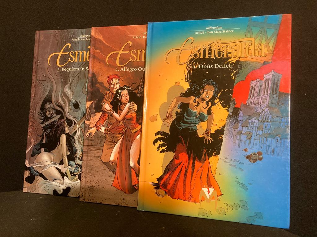 ESMERALDA 1,2&3, en néerlandais. Achde/Stainer, 2010, Livres, BD, Enlèvement ou Envoi, Série complète ou Série, Comme neuf, Achdé/Stainer