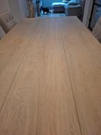 Vergrijsde eiken eettafel in zeer goede staat, Huis en Inrichting, Tafels | Eettafels, Ophalen, Gebruikt, 100 tot 150 cm, Eikenhout