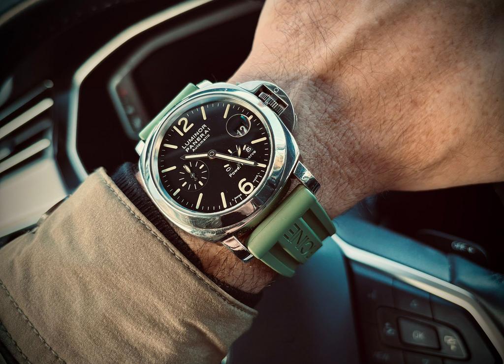 Panerai Pam 00090, Ophalen of Verzenden, Zo goed als nieuw, Leer