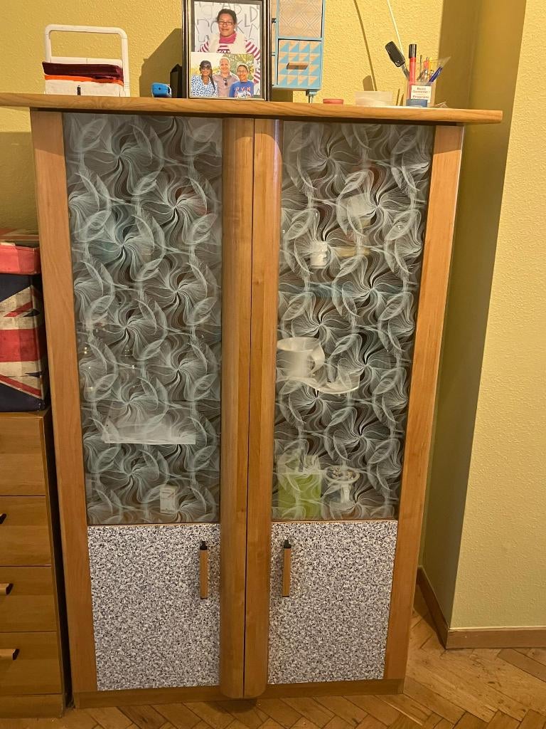 Salle  à Manger 6 Places + commode 3 etages + tiroirs, Maison & Meubles, Enlèvement, Utilisé