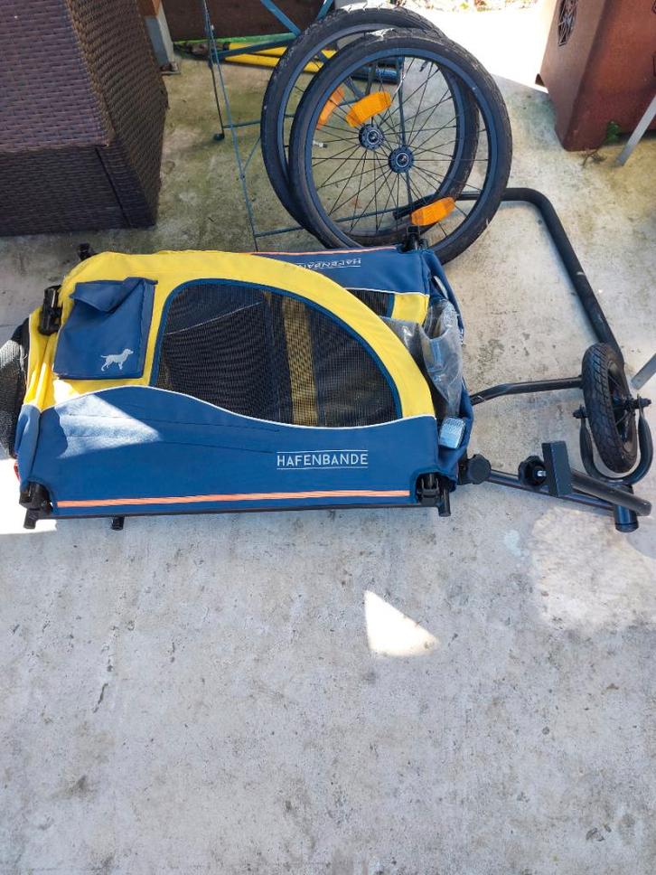 Remorque à velo pour chien, Vélos & Vélomoteurs, Accessoires vélo | Remorques, Utilisé, Remorque pour chien, 20 à 40 kg, Pliable