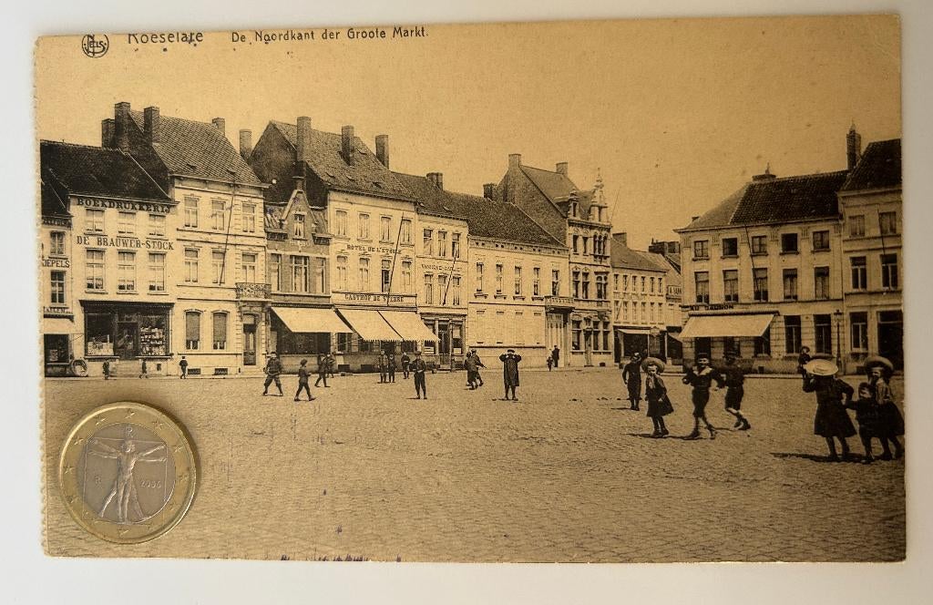 Carte postale Feldpostkarte Roulers - Roeselare 1917, Collections, Enlèvement ou Envoi, Avant 1920, Affranchie, Flandre Occidentale