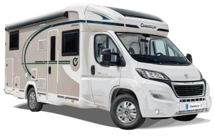 Chausson 724 Etape Line, Caravanes & Camping, Camping-cars, Entreprise, jusqu'à 5, Semi-intégral, Chausson, Autres marques, Diesel
