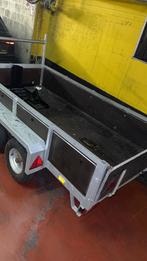 Remorque double essieux 750 kg bloc roue moto, Auto diversen, Aanhangers en Bagagewagens, Ophalen, Gebruikt