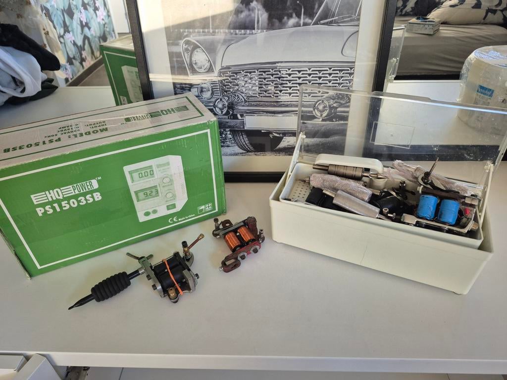 Tattoo en piercing benodigheden, Ophalen