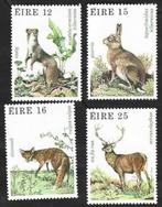4 Postzegels Ierland 1980 Wilde dieren, Enlèvement ou Envoi, Non oblitéré, Animal et Nature