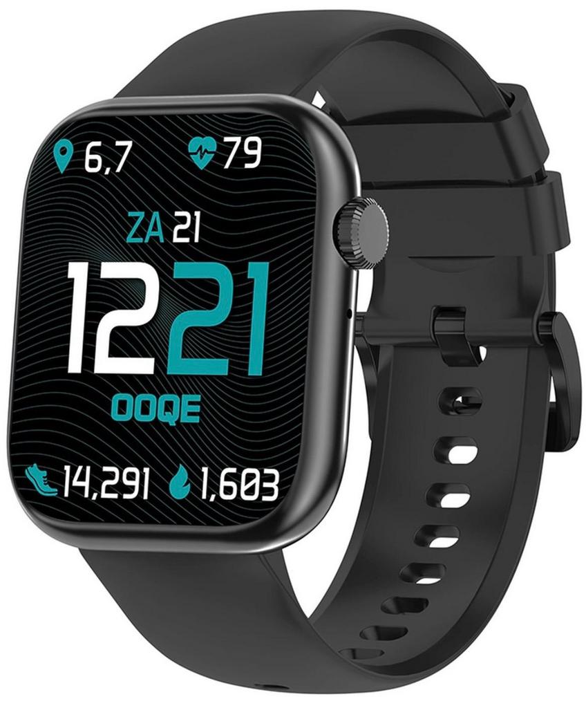 OOQE smartwatch pro 7 sport, Handtassen en Accessoires, Smartwatches, Ophalen, Zwart, Android, Nieuw