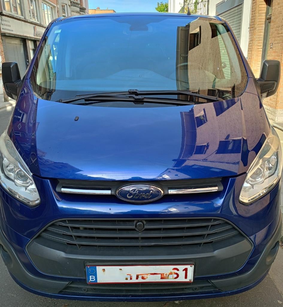 Ford Transit Custom, Auto's, Bestelwagens en Lichte vracht, Particulier, Ford, Diesel, Euro 5, 4 deurs, Handgeschakeld, Blauw
