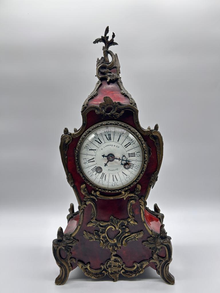 Kartel in Lodewijk XV-stijl uit de Napoleon III-periode, Antiek en Kunst, Antiek | Klokken, Ophalen of Verzenden