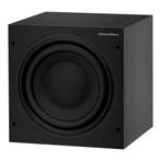 Bowers & Wilkins B&W ASW 610, zwart en donkerbruin (wenge), Gebruikt, Subwoofer, Ophalen of Verzenden, Bowers & Wilkins (B&W)