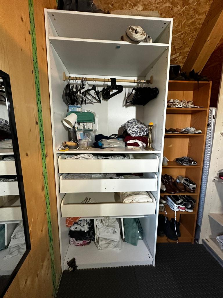 Gratis IKEA Pax kast gebruikt, 100 à 150 cm, Enlèvement, Utilisé, Modern