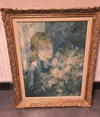 Oud schilderij De vrouw met de sering van Renoir, Antiek en Kunst, Ophalen