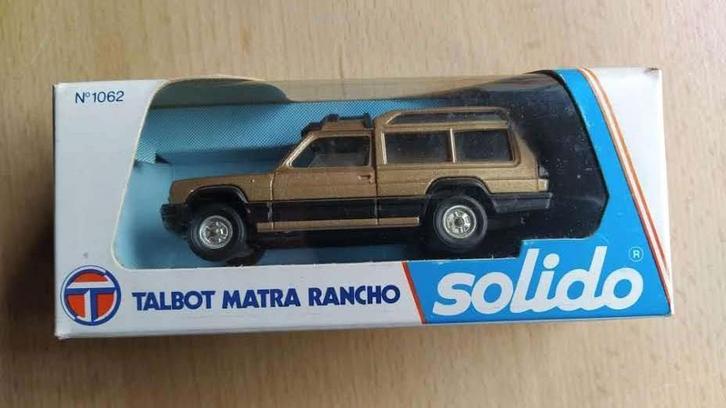 TALBOT MATRA RANCHO, SOLIDO, mint&boxed!, Hobby en Vrije tijd, Modelauto's | 1:43, Nieuw, Auto, Solido, Ophalen of Verzenden