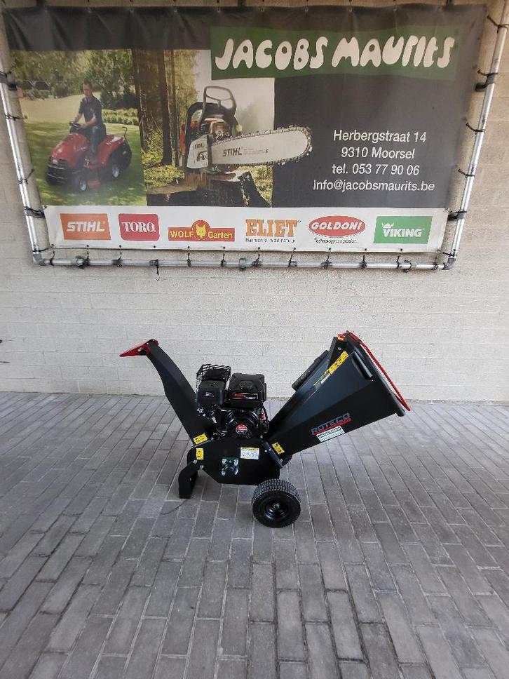 Roteco benzine hakselaar GS65001, Tuin en Terras, Hakselaars, Nieuw, Benzine, Ophalen of Verzenden