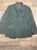 Duitse Jas Politie Drillich uniformjas (Feldbluse) ww2, Verzamelen, Ophalen of Verzenden, Landmacht, Kleding of Schoenen