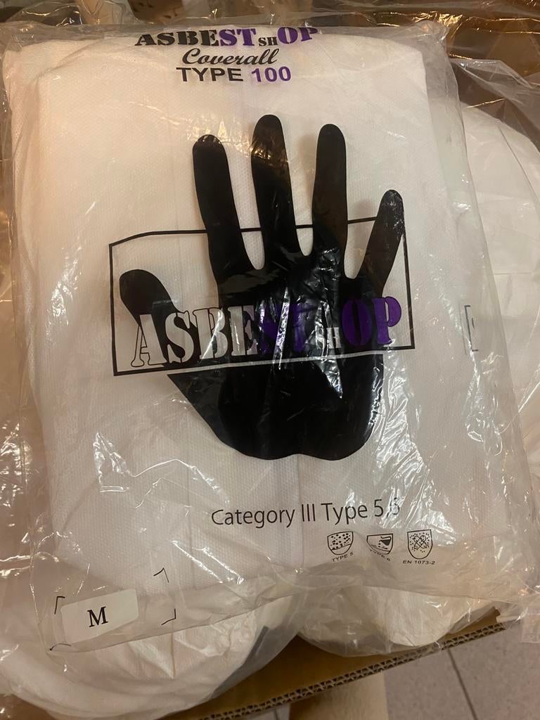 Asbest beschermingspakken, Bricolage & Construction, Protection respiratoire, Enlèvement, Neuf