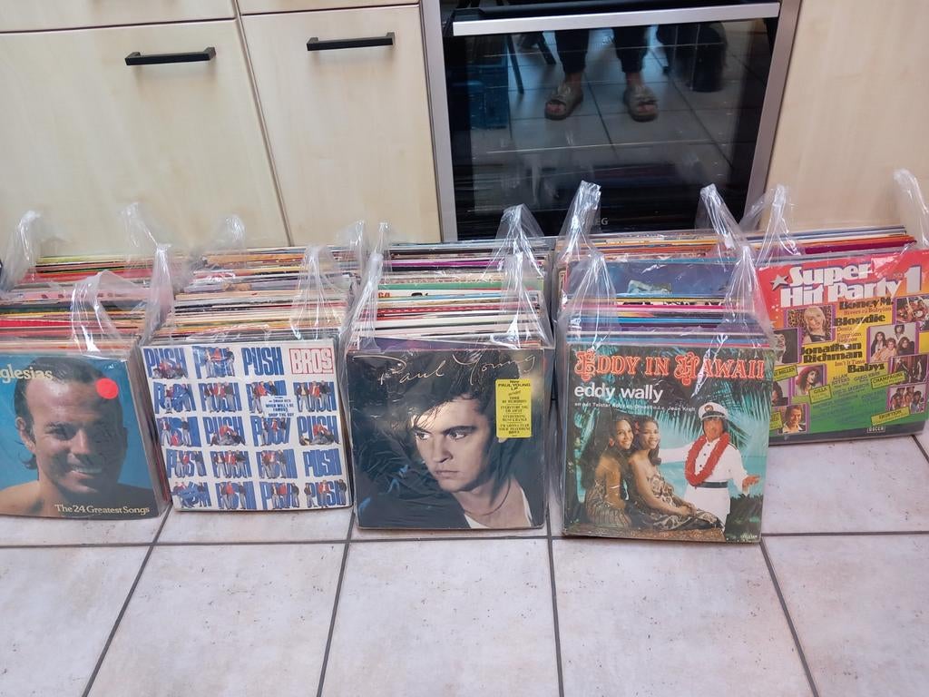 450 lp's in lot, Ophalen, Gebruikt