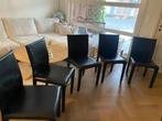 Chaise de salon/salle à manger/chaises en cuir par Arper, Enlèvement, Comme neuf, Noir, Cuir