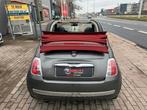 Fiat 500C Cabriolet 2012 090000km Airco Pdc Leder Full, Auto's, 1242 cc, Cabriolet, Leder en Stof, Bedrijf