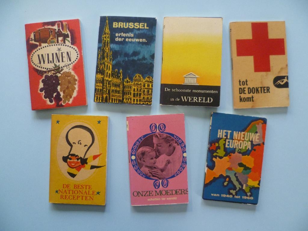 kaasfabriek franco - suisse mini boekjes  x 7 à 3 €/stuk, Collections, Collections Autre, Enlèvement ou Envoi, Utilisé