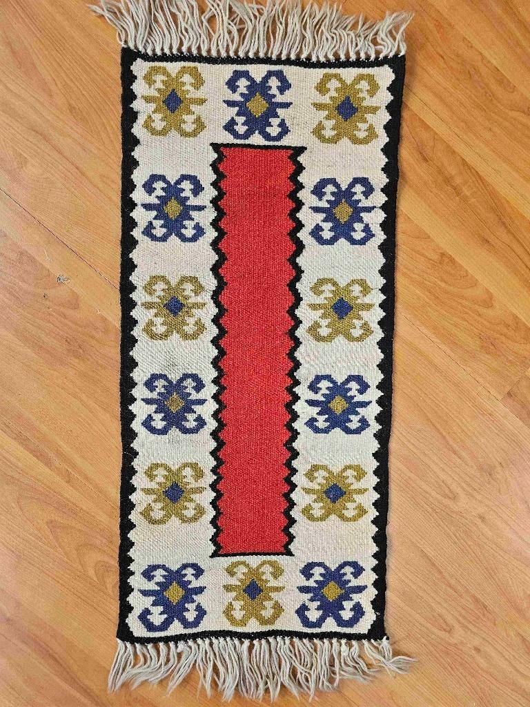 Kelim Loper 65/31 cm, Huis en Inrichting, Ophalen of Verzenden, Gebruikt, Rood, Overige stijlen