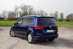 Volkswagen Touran 2.0 TDi 150pk / 2017 / Automaat, Auto's, Volkswagen, Monovolume, 4 cilinders, Blauw, Alcantara